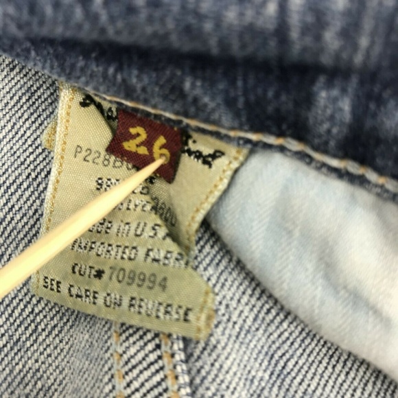 7 For All Mankind Nakita Bootcut Jeans Size 26 - Picture 6 of 8